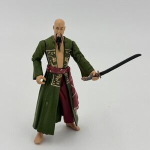 Zizzle 2007 Pirates Caribbean Captain Sao Feng 3.75" Disney Action Figure